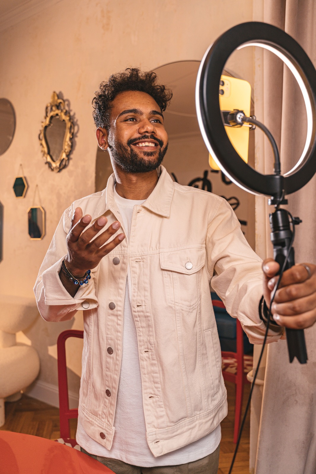 Micro-influencer creator in India using the CollabFluenz app